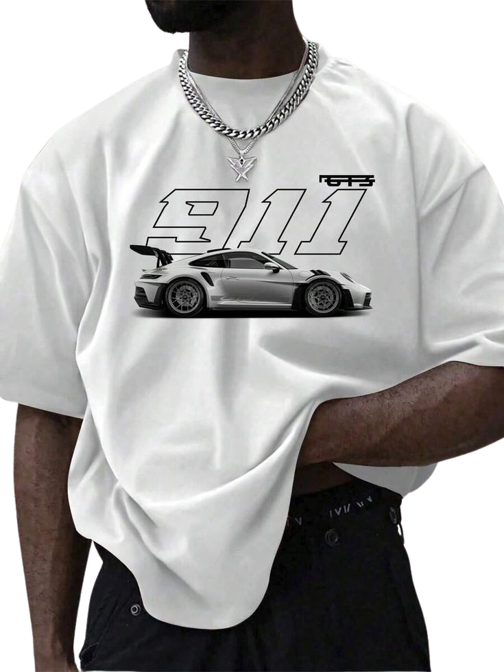Porsche 911 GT3 Sports Car Graphic T-Shirt