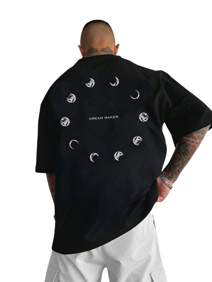 Solar System Line Art Minimal T-Shirt